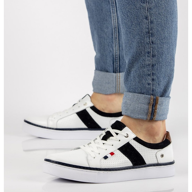 Zapatos de cuero Filippo MP2330/21 Wh blanco 1 Zapatos de cuero Filippo MP2330/21 Wh blanco 1