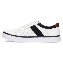 Zapatos de cuero Filippo MP2330/21 Wh blanco 3