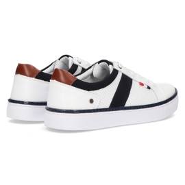 Zapatos de cuero Filippo MP2330/21 Wh blanco 5