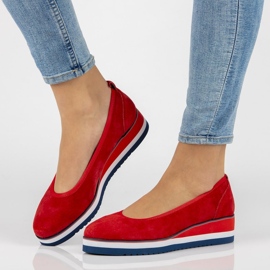 Bailarinas cuero rojo Filippo DP2323 / 21 Rd 1