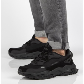 Zapatos de cuero Filippo MSP2122/21 Bk negro 3