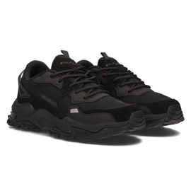 Zapatos de cuero Filippo MSP2122/21 Bk negro 8