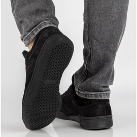 Zapatos de cuero Filippo MSP2123/21 Bk negro 4