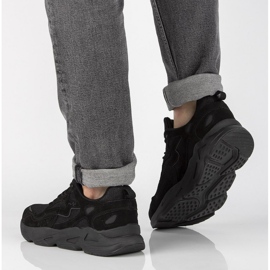 Zapatillas de cuero Filippo MSP2116 / 21 Bk negro 2