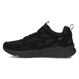 Zapatillas de cuero Filippo MSP2116 / 21 Bk negro 3