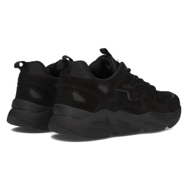 Zapatillas de cuero Filippo MSP2116 / 21 Bk negro 5
