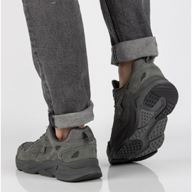 Zapatillas de cuero Filippo MSP2116 / 21 Gr gris 2