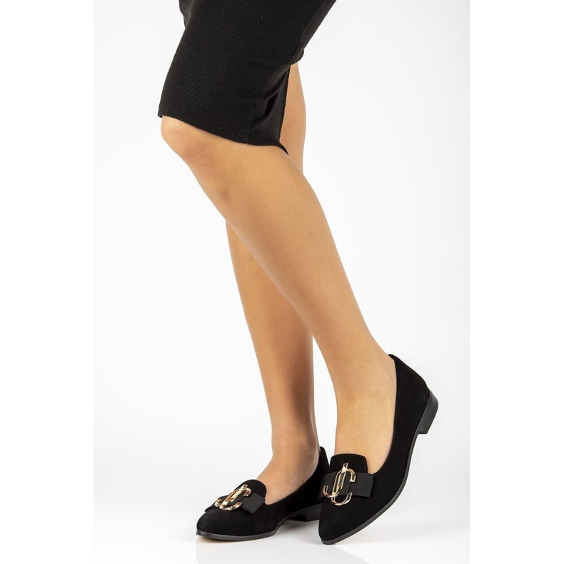 Mocasines de piel Filippo 2588 ante negro 2