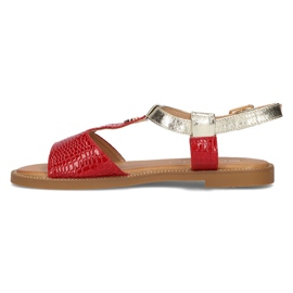 Sandalias Filippo DS2099/21 Rd rojo dorado 4