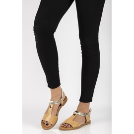 Sandalias Filippo DS2099/21 Be beige dorado 3