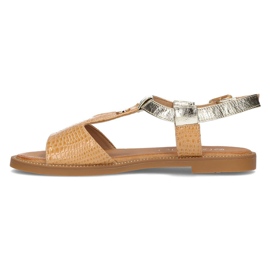 Sandalias Filippo DS2099/21 Be beige dorado 4