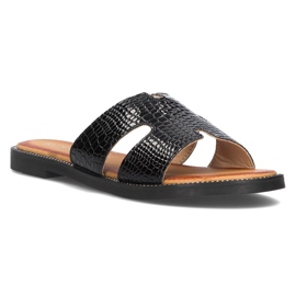 Pantuflas Filippo DK2100/21 Bk negras negro 2