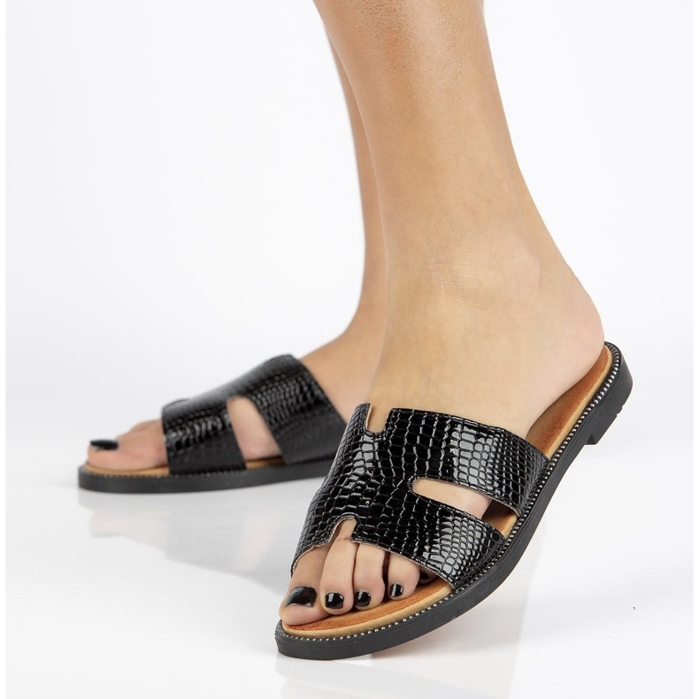 Pantuflas Filippo DK2100/21 Bk negras negro 1