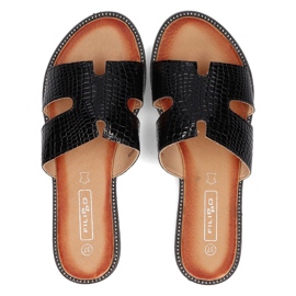 Pantuflas Filippo DK2100/21 Bk negras negro 7