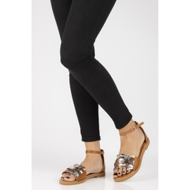 Filippo DS1286 / 21 Br sandalias marrones marrón 4