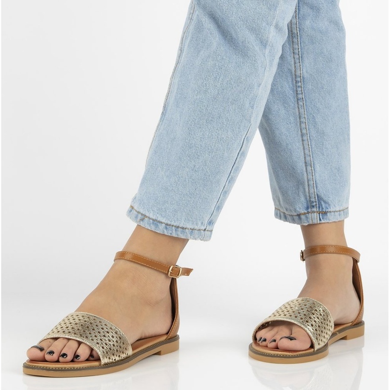 Filippo DS2102 / 21 Go Br sandalias marrones marrón dorado 2