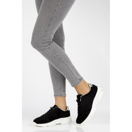 Zapatillas de cuero Filippo DP2156 / 21 Bk negro 3