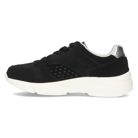 Zapatillas de cuero Filippo DP2156 / 21 Bk negro 5