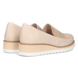 Zapatos de piel Filippo 091 beige 1