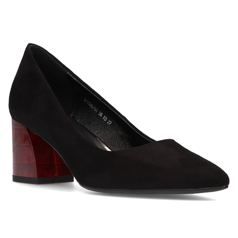 Filippo DP2382 / 21 Bk Rd zapatos de salón negros 1 Filippo DP2382 / 21 Bk Rd zapatos de salón negros 1