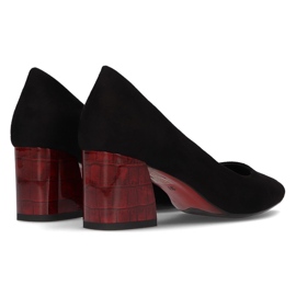Filippo DP2382 / 21 Bk Rd zapatos de salón negros 6