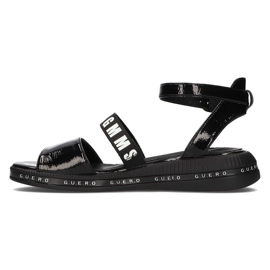 Sandalias negras con cuña Filippo DS2321/21 Bk negro 5