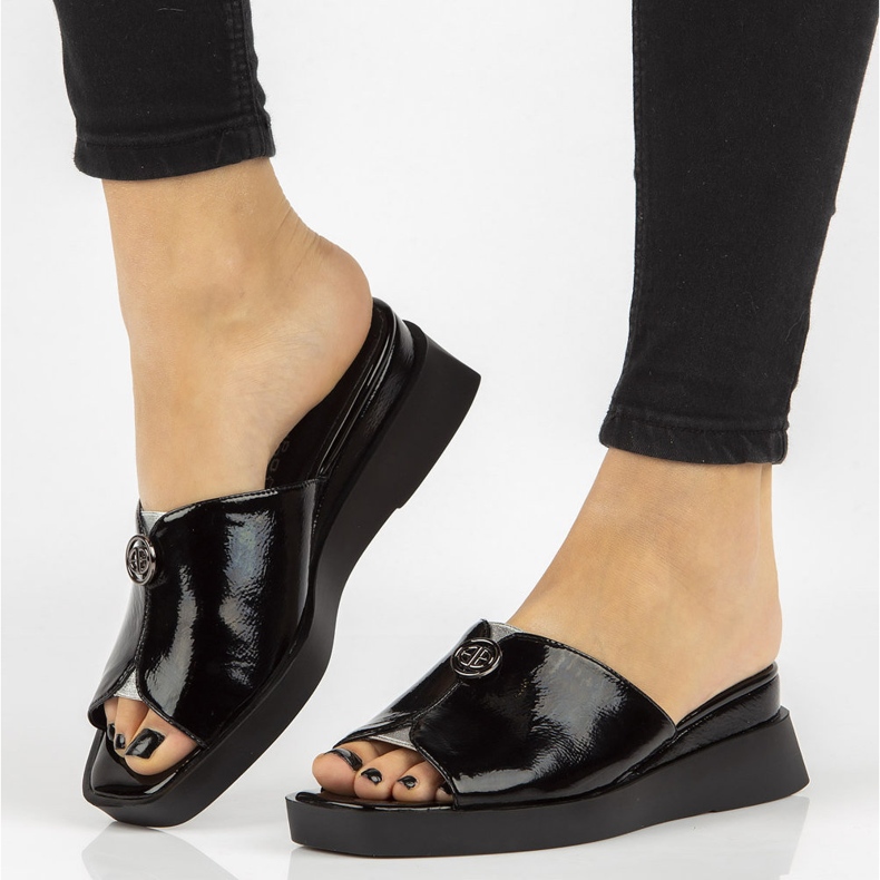 Pantuflas Filippo DK2351/21 Bk negro 1