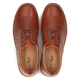Zapatos de piel Filippo 5304-3 marrón 4