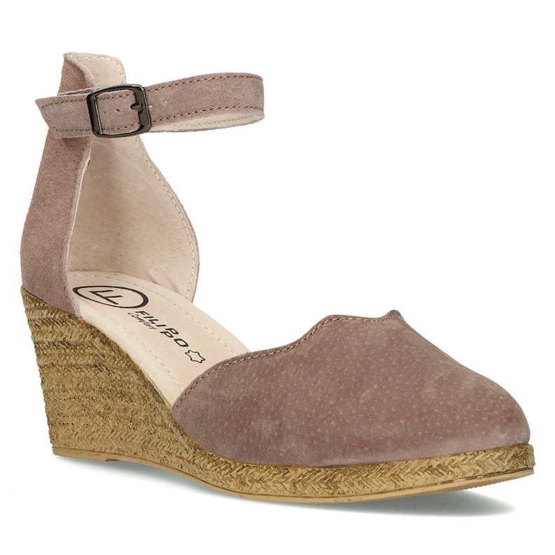 Sandalias de piel Filippo DS1394/21 Sd jaspeado-beige 1