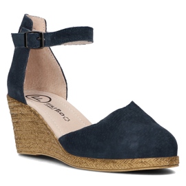 Sandalias de piel Filippo DS1394/21 Nv azul marino 1