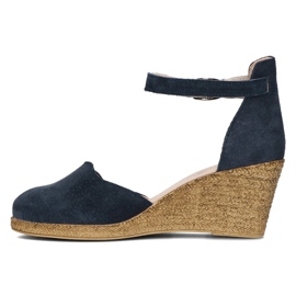Sandalias de piel Filippo DS1394/21 Nv azul marino 6