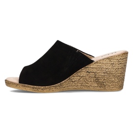 Zapatillas de piel Filippo DK2143/21 Bk negro 4