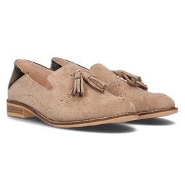 Mocasines de piel Filippo DP2332/21 Be beige 4