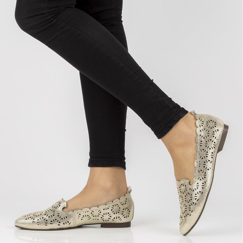 Señores de cuero Filippo DP2039/21 Go gold dorado 1