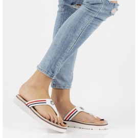 Zapatillas de piel Filippo DK2327/21 Wh blanco 3