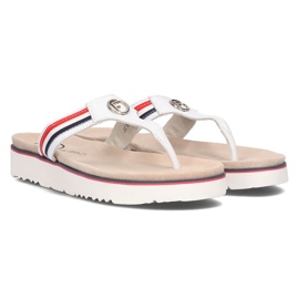 Zapatillas de piel Filippo DK2327/21 Wh blanco 6