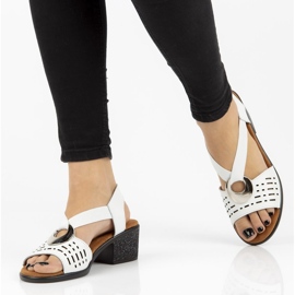 Sandalias de piel Filippo DS2308/21 Wh blanco 1 Sandalias de piel Filippo DS2308/21 Wh blanco 1