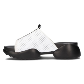Zapatillas de piel Filippo DK2168/21 Wh blanco 4