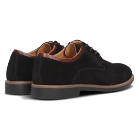 Zapatos de cuero Filippo MP2399/21 Bk negro 5