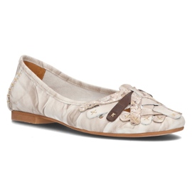 Bailarinas de piel Filippo 01358 beige 1