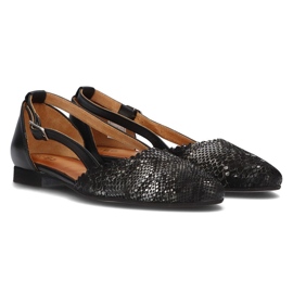 Zapatos de piel Filippo 4972A negro 2
