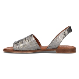 Sandalias de piel Filippo 40215 gris 4