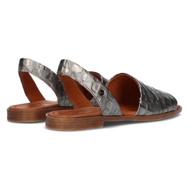 Sandalias de piel Filippo 40215 gris 6