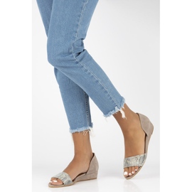Sandalias de piel Filippo 01971-56/00-5 beige 2