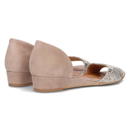 Sandalias de piel Filippo 01971-56/00-5 beige 6