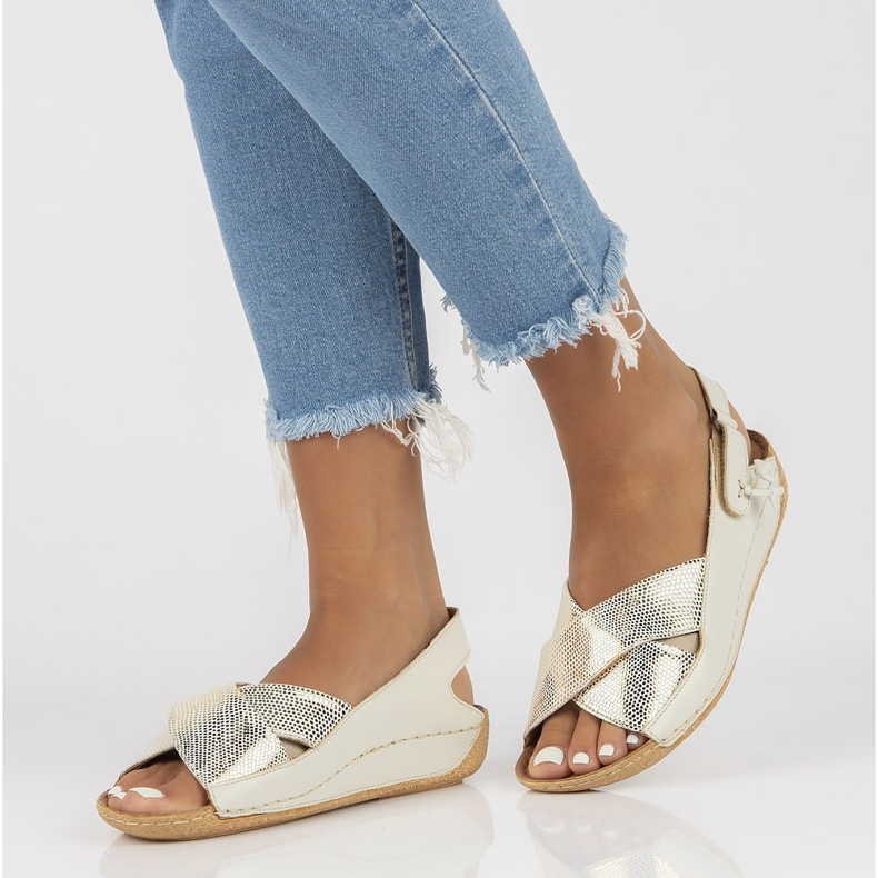 Sandalias de piel Filippo 00994-37/00-5 crudo 1