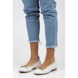 Bailarinas Filippo 100 de piel blanco 2