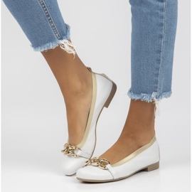 Bailarinas Filippo 100 de piel blanco 7