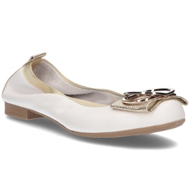 Bailarinas Filippo 103 de piel blanco 3