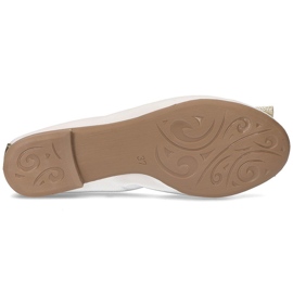 Bailarinas Filippo 103 de piel blanco 1 Bailarinas Filippo 103 de piel blanco 1